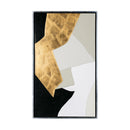 Gold Leaf Abstract Painting Set (2) | OROA Modern Shapes