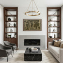 Abstract Line Art Print 71" x 47" | OROA Modern Foul