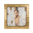 Gold Framed Woman Painting | OROA Modern Stey