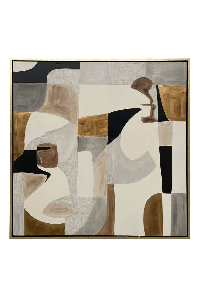 Abstract Multicolored Painting 59" x 59" | OROA Modern Ain | Oroatrade.com