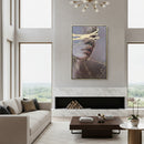 Female Face Painting 47" x 71" | OROA Modern Naine