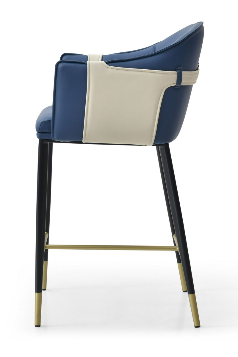 Vegan Leather Counter Chair | OROA Modern Calder | Oroatrade.com