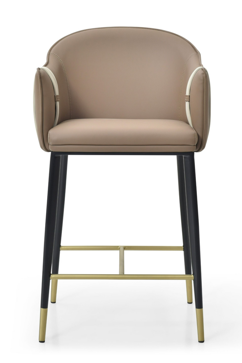 Vegan Leather Counter Chair | OROA Modern Calder | Oroatrade.com
