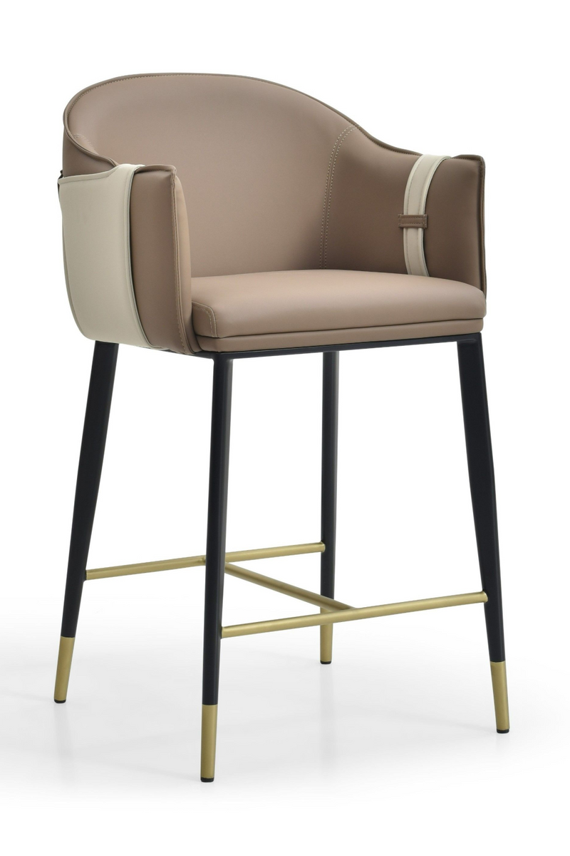 Vegan Leather Counter Chair | OROA Modern Calder | Oroatrade.com