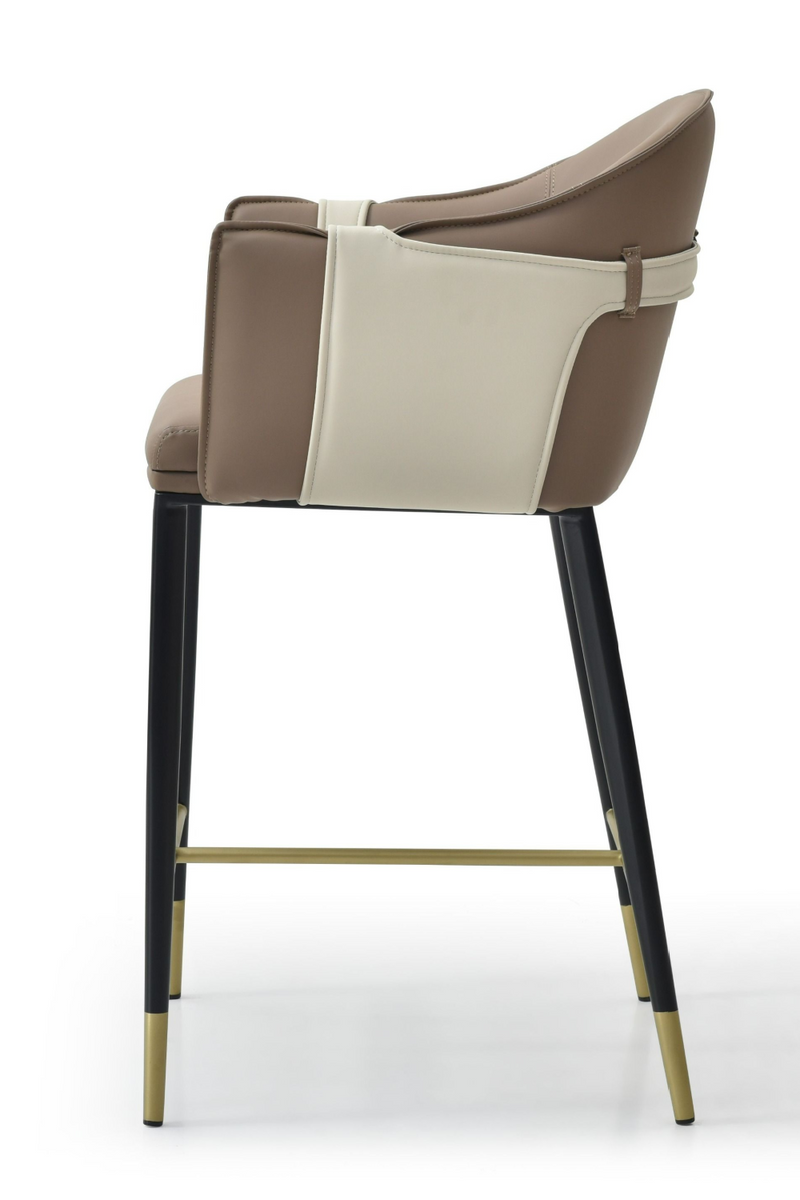 Vegan Leather Counter Chair | OROA Modern Calder | Oroatrade.com