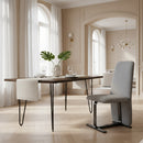 Linen Upholstered Dining Chair Set (2) | OROA Modern Tasha