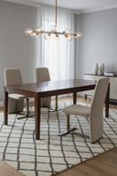 Linen Upholstered Dining Chair Set (2) | OROA Modern Tasha | Oroatrade.com