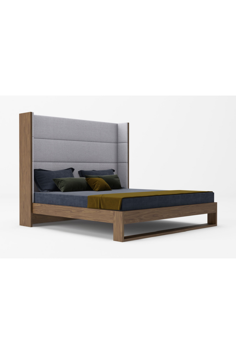 Gray Cotton Twill Bed | OROA Modern Helenora | Oroatrade.com