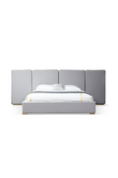 Gray Linen Eastern King Bed | OROA Modern Athena | Oroatrade.com