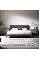 Brown Vegan Leather Bed | OROA Modern BD2406 | Oroatrade.com