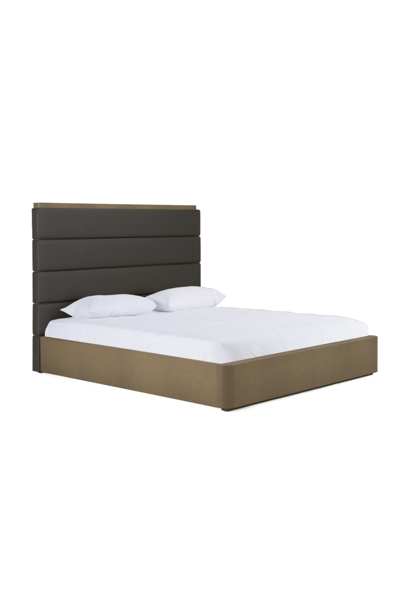 Leather and Shagreen Bed | OROA Modern Lois | Oroatrade.com