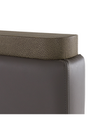 Leather and Shagreen Bed | OROA Modern Lois | Oroatrade.com