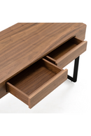 Walnut 2-Drawer Writing Desk | OROA Modern Langford | Oroatrade.com
