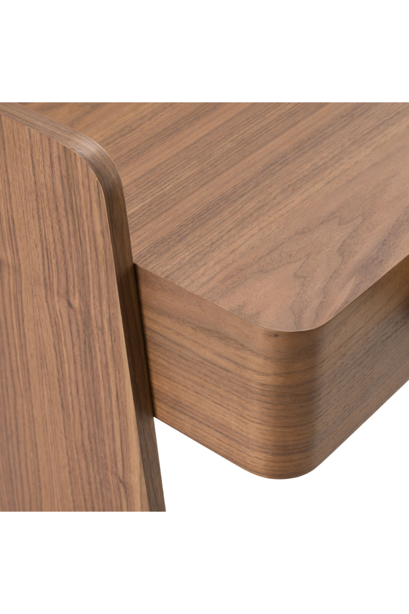Walnut 2-Drawer Writing Desk | OROA Modern Langford | Oroatrade.com