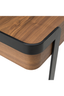 Walnut 2-Drawer Writing Desk | OROA Modern Langford | Oroatrade.com