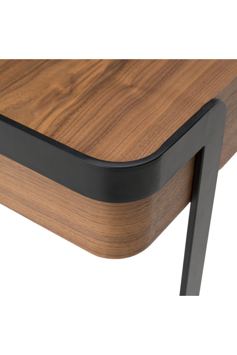 Walnut 2-Drawer Writing Desk | OROA Modern Langford | Oroatrade.com