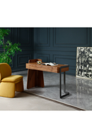 Walnut 2-Drawer Writing Desk | OROA Modern Langford | Oroatrade.com