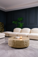 Round Fiberglass Coffee Table | OROA Modern Quarry | Oroatrade.com