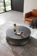 Antique Gray Round Coffee Table | OROA Modern Airdrie | Oroatrade.com