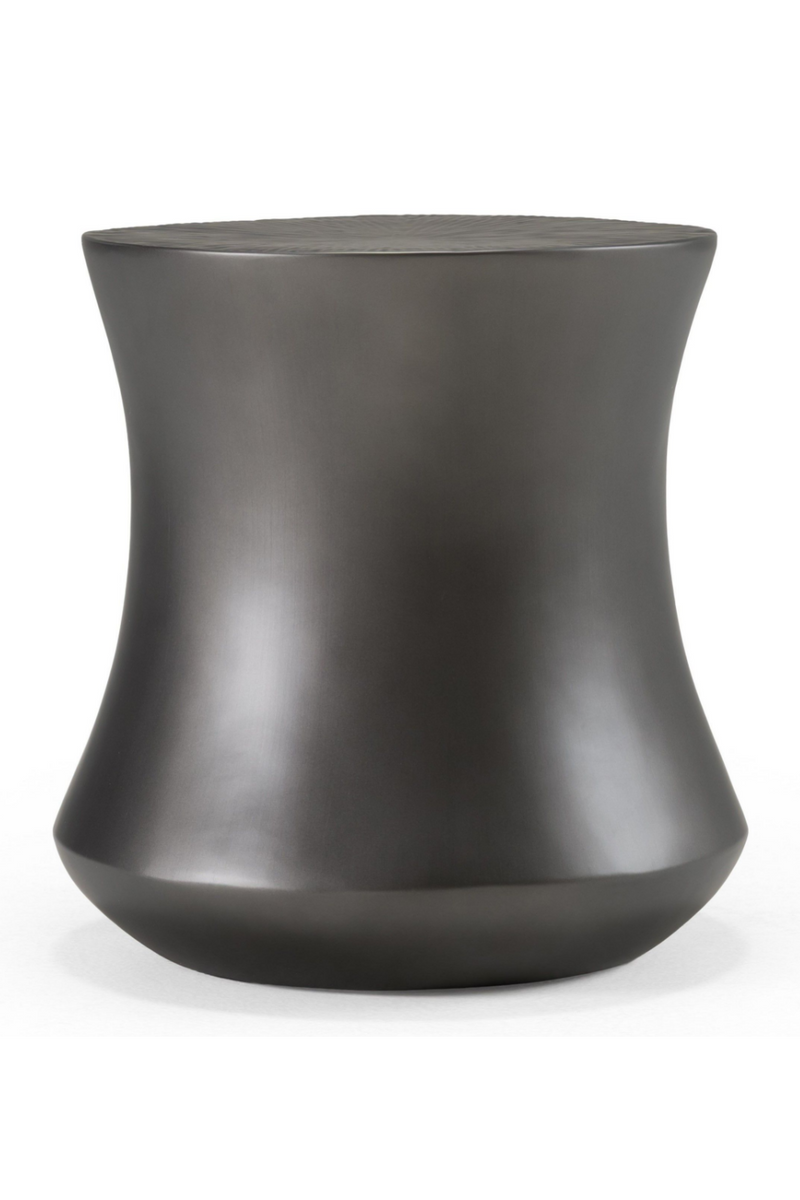Antique Gray Fiberglass End Table | OROA Modern Airdrie | Oroatrade.com