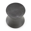 Antique Gray Fiberglass End Table | OROA Modern Airdrie