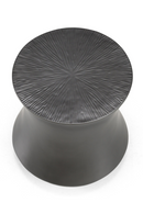 Antique Gray Fiberglass End Table | OROA Modern Airdrie | Oroatrade.com