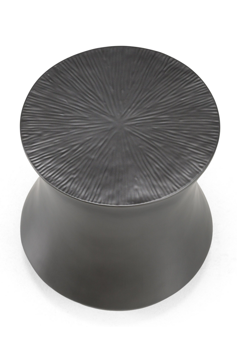 Antique Gray Fiberglass End Table | OROA Modern Airdrie | Oroatrade.com