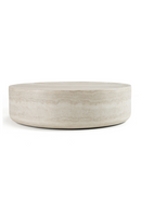 Round Travertine Coffee Table | OROA Modern Cozad | Oroatrade.com