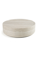Round Travertine Coffee Table | OROA Modern Cozad | Oroatrade.com