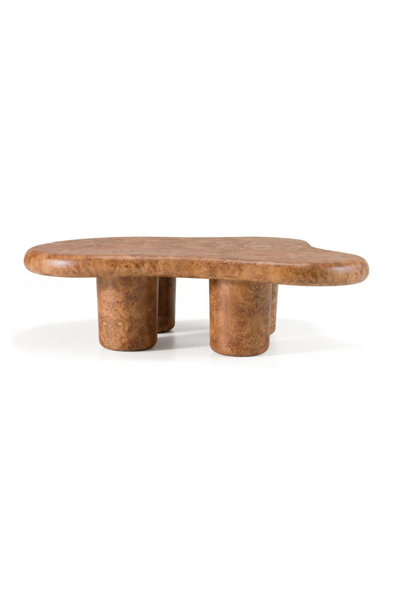 Burl Wood Freeform Coffee Table | OROA Modern Weskan | Oroatrade.com