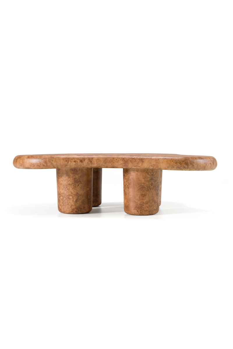 Burl Wood Freeform Coffee Table | OROA Modern Weskan | Oroatrade.com