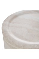 Round Travertine End Table | OROA Modern Cozad | Oroatrade.com