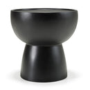 Black Fiberglass End Table | OROA Modern Akron