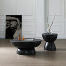 Black Fiberglass End Table | OROA Modern Akron