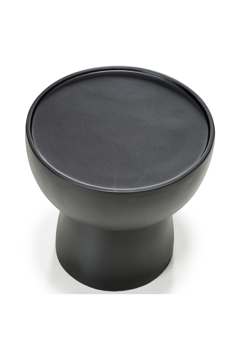 Black Fiberglass End Table | OROA Modern Akron | Oroatrade.com