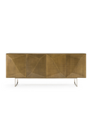 Faceted Antique Brass Sideboard | OROA Modern Vanguard | Oroatrade.com