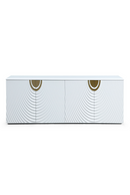 White 4-Door Sideboard | OROA Modern G1869 | Oroatrade.com