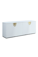 White 4-Door Sideboard | OROA Modern G1869 | Oroatrade.com