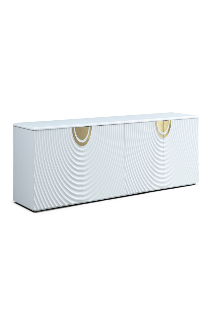 White 4-Door Sideboard | OROA Modern G1869 | Oroatrade.com