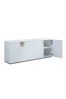 White 4-Door Sideboard | OROA Modern G1869 | Oroatrade.com