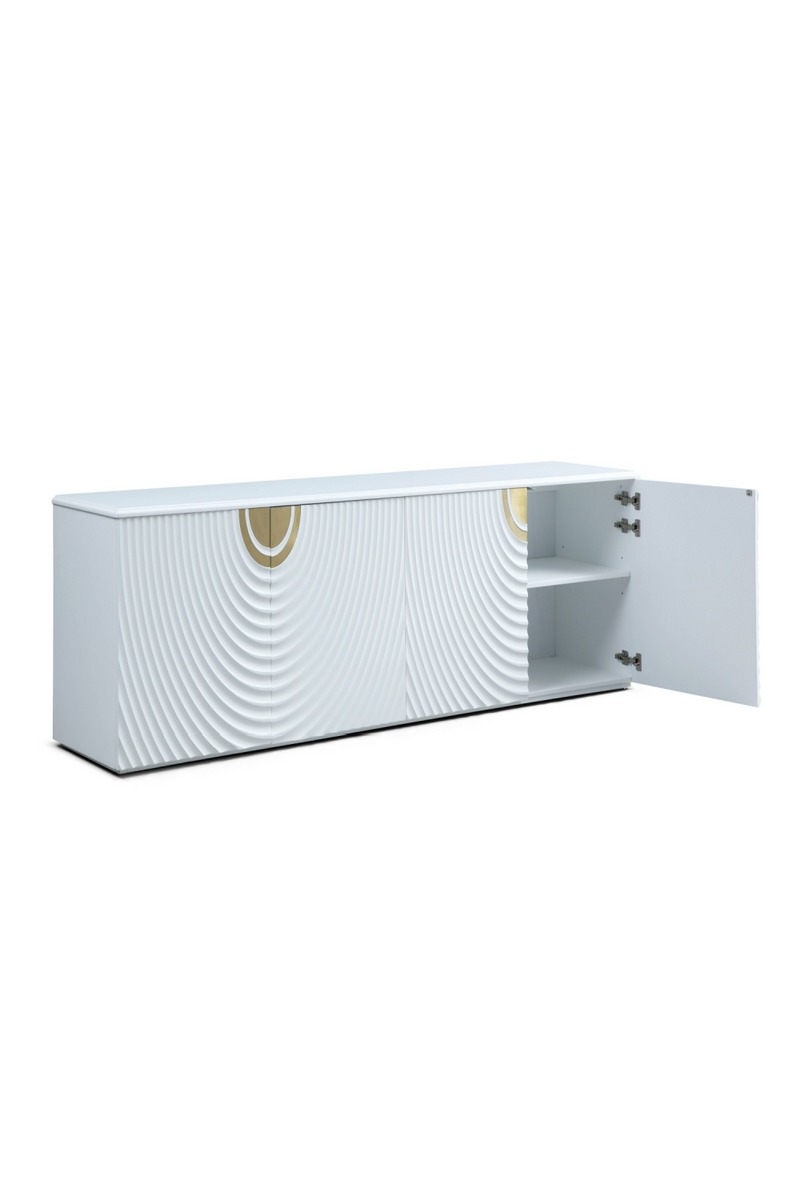 White 4-Door Sideboard | OROA Modern G1869 | Oroatrade.com