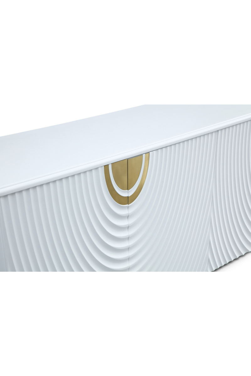 White 4-Door Sideboard | OROA Modern G1869 | Oroatrade.com