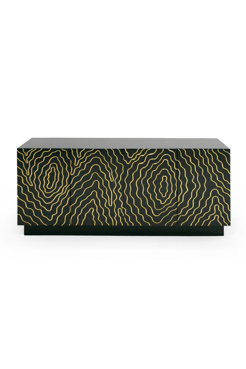 Gold Inlaid 4-Door Sideboard | OROA Modern Jonah | Oroatrade.com