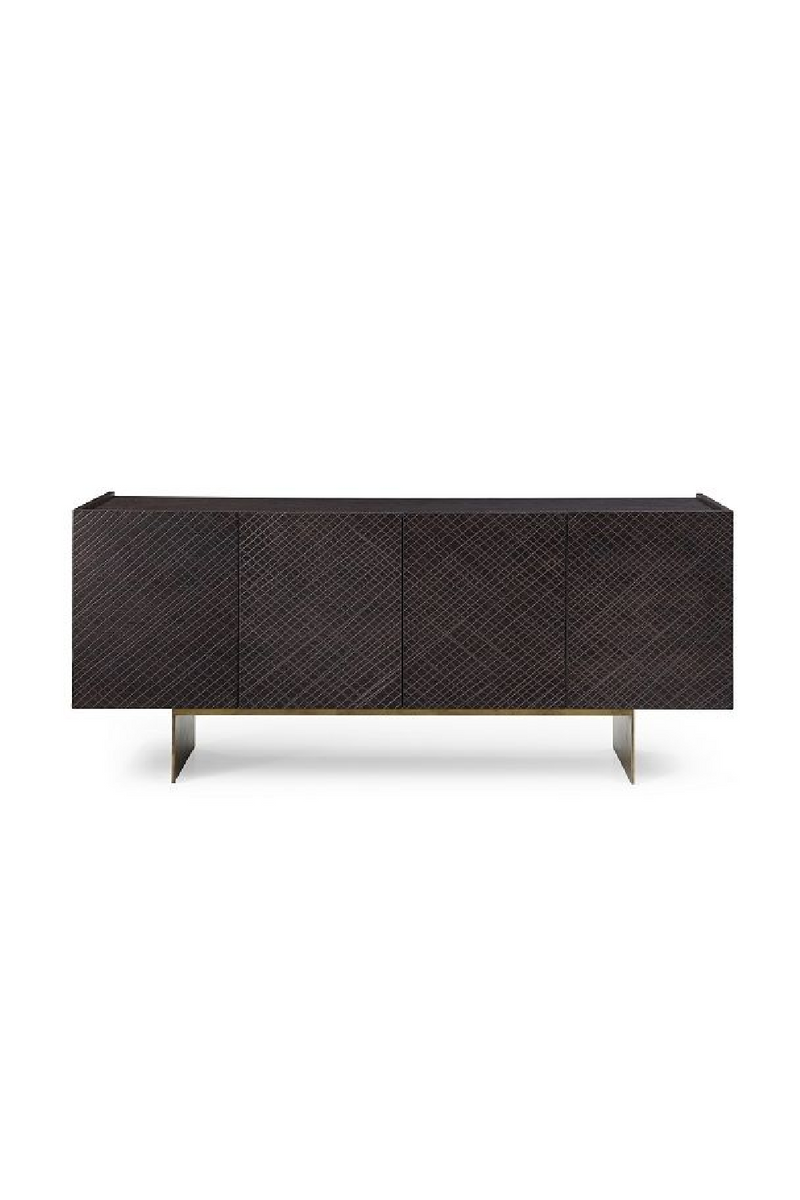 Brown Wood 4-Door Sideboard | OROA Modern Gerald | Oroatrade.com