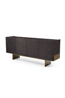 Brown Wood 4-Door Sideboard | OROA Modern Gerald | Oroatrade.com