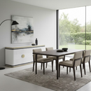 Matte White 4-Door Sideboard | OROA Modern G2397 | Oroatrade.com