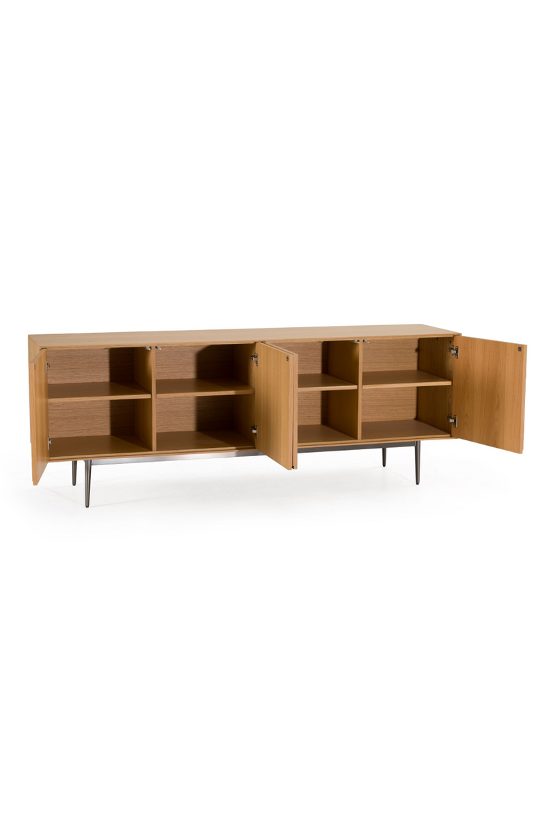 Geometric Patterned Oak Sideboard | OROA Modern Azteca | Oroatrade.com
