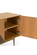 Geometric Patterned Oak Sideboard | OROA Modern Azteca | Oroatrade.com