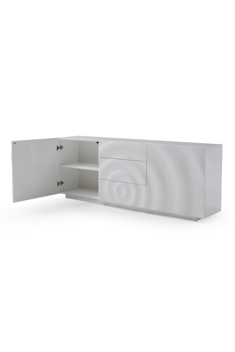 White High Gloss Sideboard | OROA Modern G2575 | Oroatrade.com