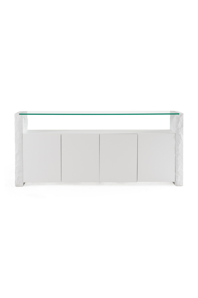 White Fiberglass Sideboard | OROA Modern Ashley | Oroatrade.com